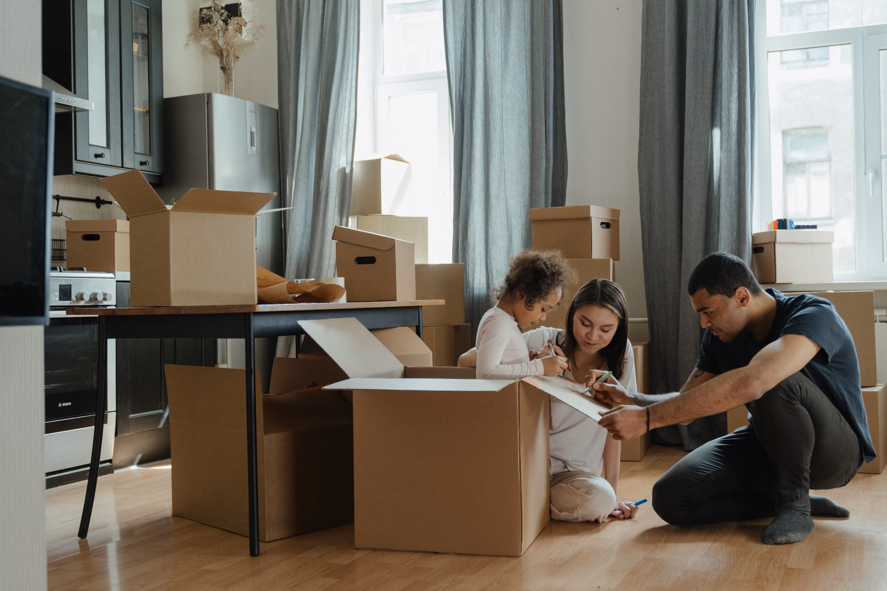 Professional real estate workspace