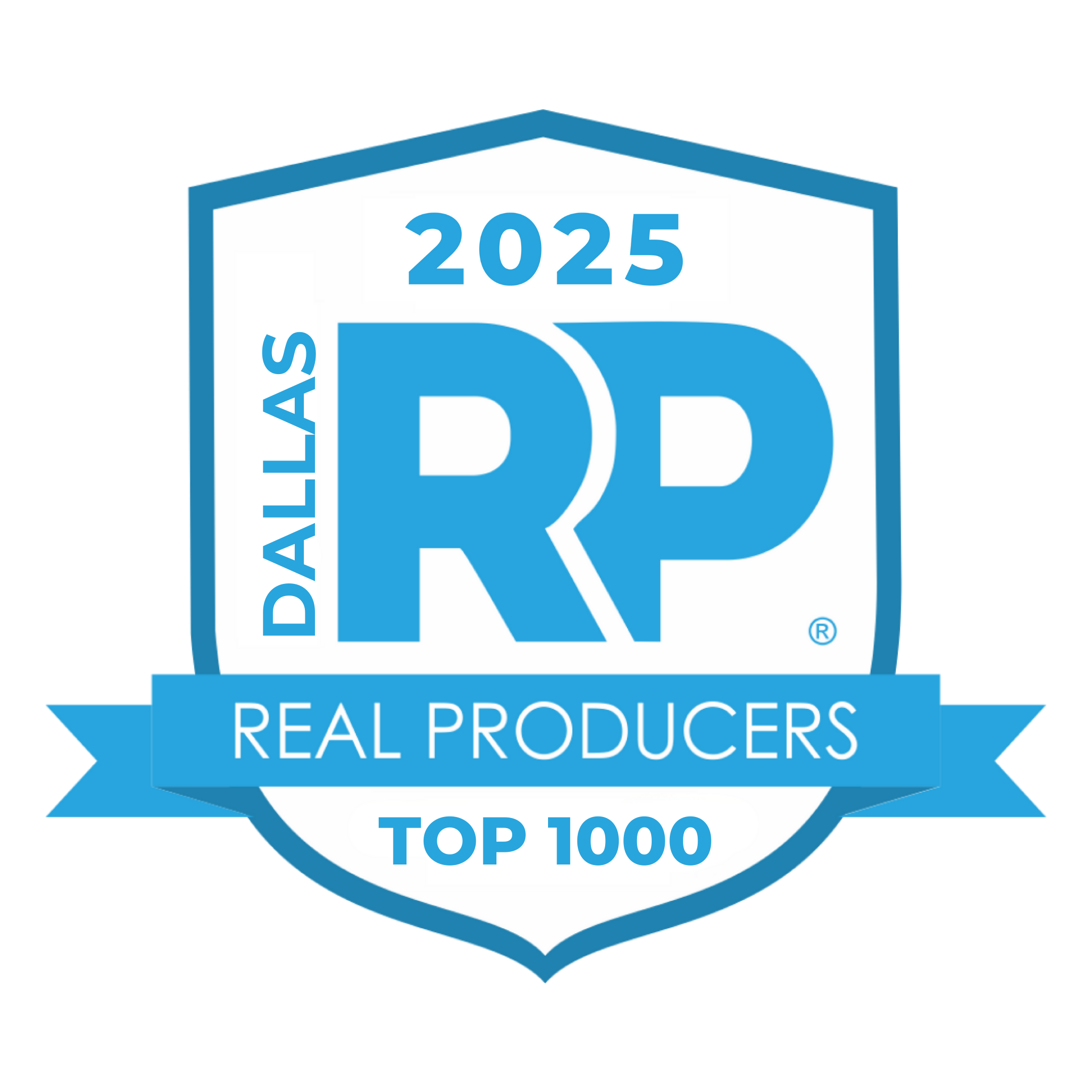 Dallas Real Producers Top 1000 2025 Award